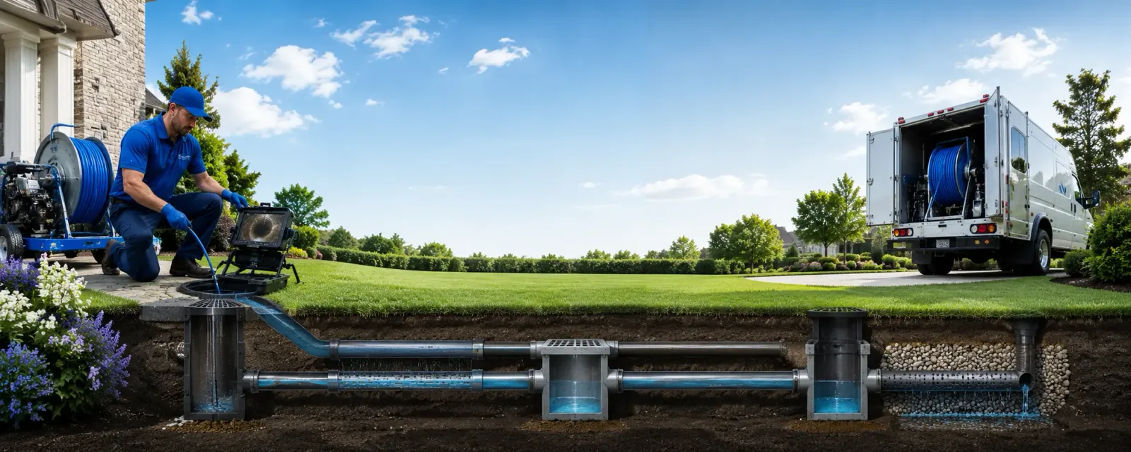 Outdoor drain cleaning information for Milton Center, OH